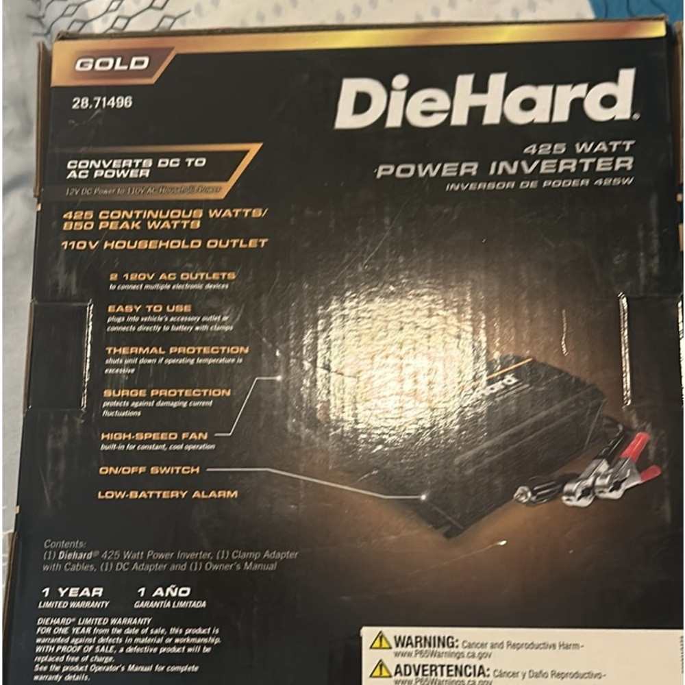 Die hard battery powered inverter brand new unopened
